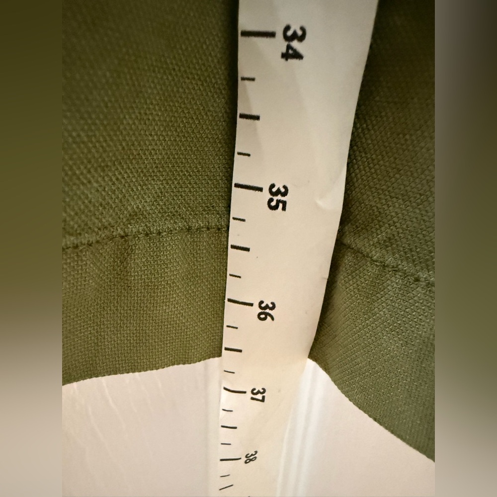 J.Crew Green Utility Short Sleeve Knee Length Dress Size 12 Summer - Picture 9 of 10